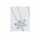 DRAGONFLY NECKLACE TURQUOISE